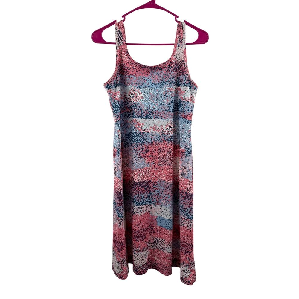 Columbia Dress Women’s Medium PFG Freezer III Floral Omni-Freeze Sleeveless Pink